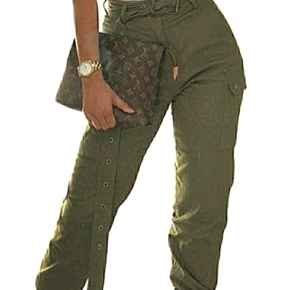 Olive Cargo Pants